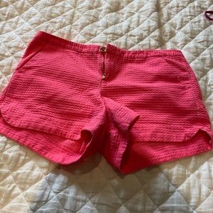 Lilly Pulitzer pink Callahan Jacquard shorts size6